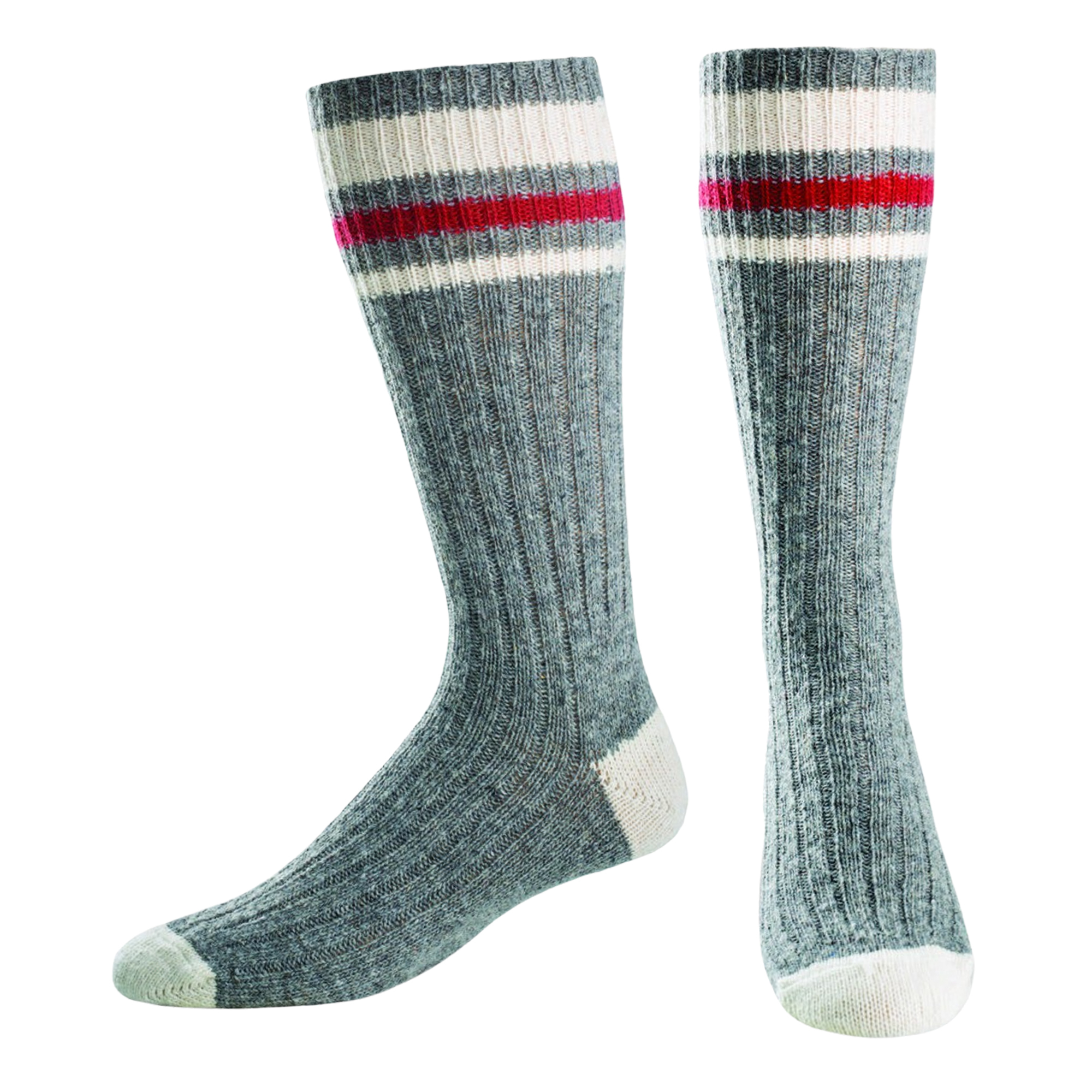 Stanfield's, Men's Thermal Wool Blend 3-Pk Work Sock, Size One Size, Pairs (qty.) 3, Color Other, Model# 4225-Grey Mix-11